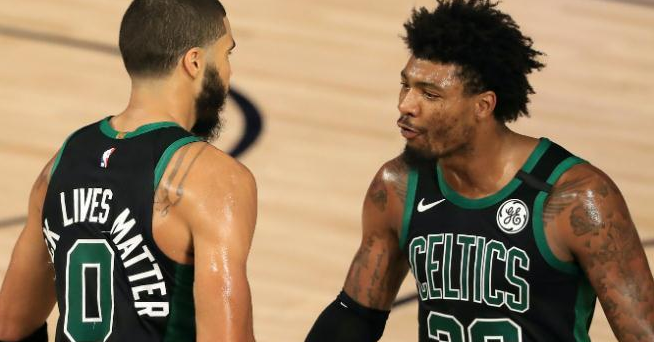  塔图姆35分绿军横扫猛龙  